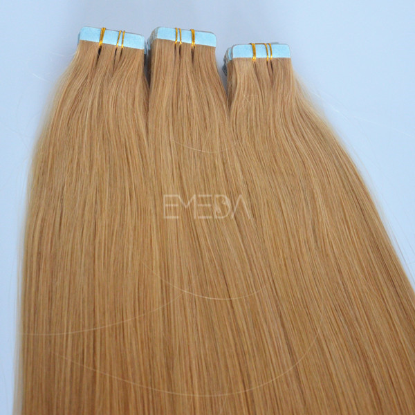 Unprocessed raw virgin remy tape hair extension lp106